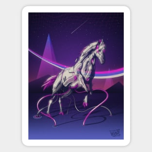 CRISTAL HORSE Sticker